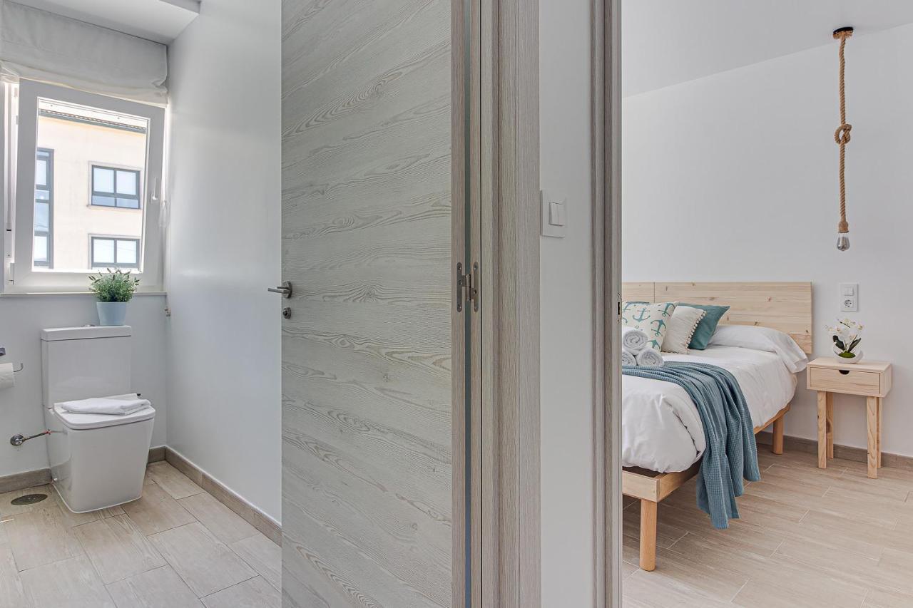 Apartamentos Playa De Finisterre Luaran gambar